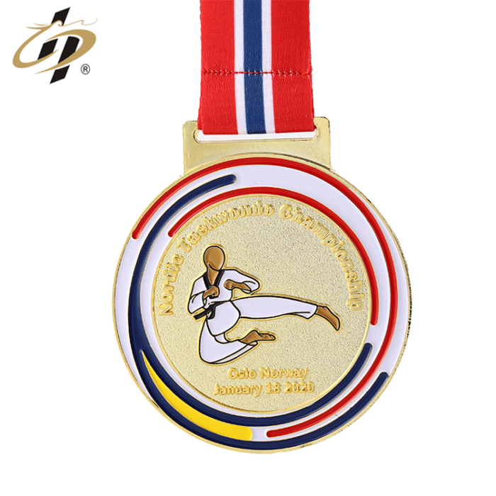 custom taekwondo medals