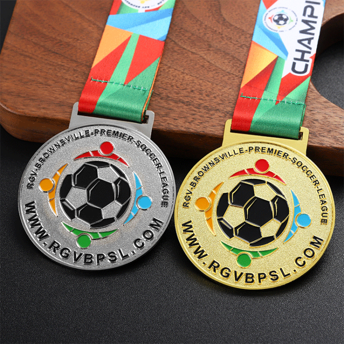 custom soccer medal