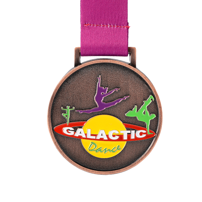 custom gymnastics dance medal