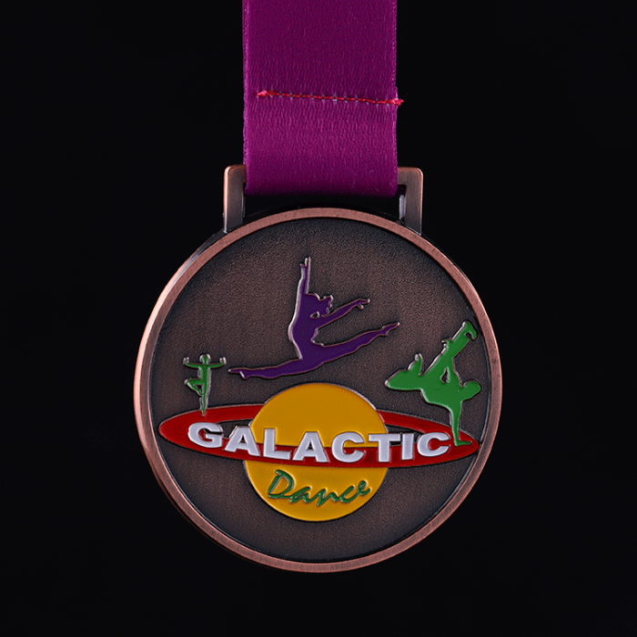 custom gymnastics dance medal