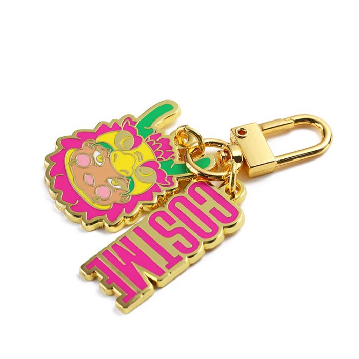 custom hard enamel keychain