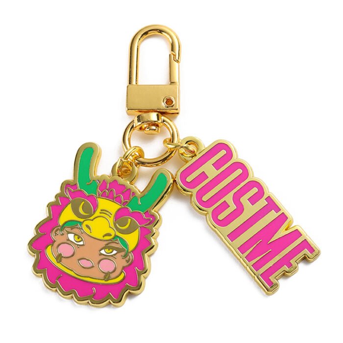 custom hard enamel keychain