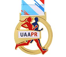 custom marathon running medal