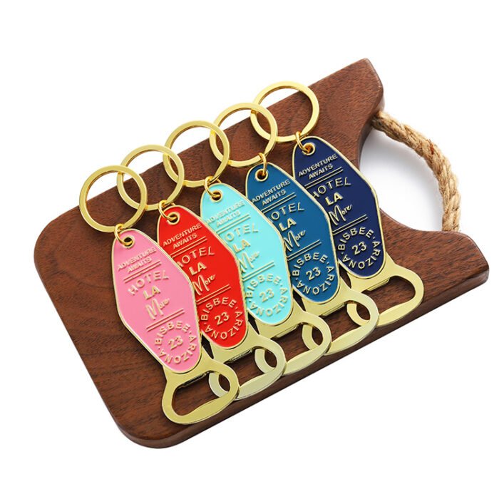 custom bottle opener keychain