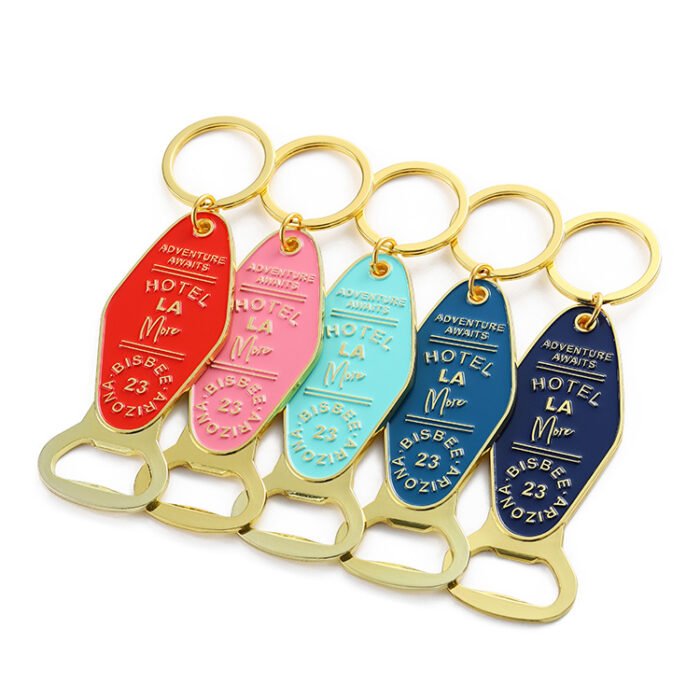 custom bottle opener keychain