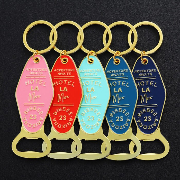 custom bottle opener keychain