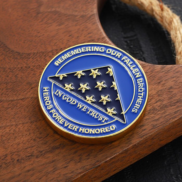 gold challenge coin