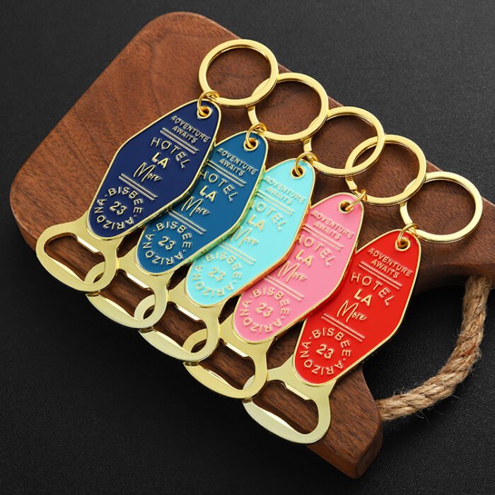 custom bottle opener keychain