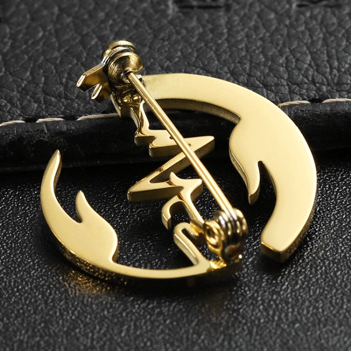 Stainless steel Brooch Pin