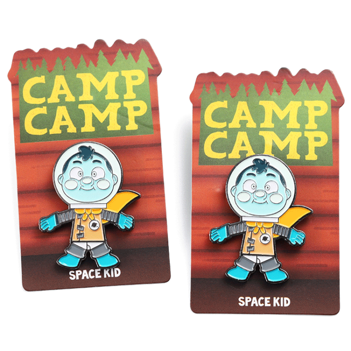 Soft enamel pin