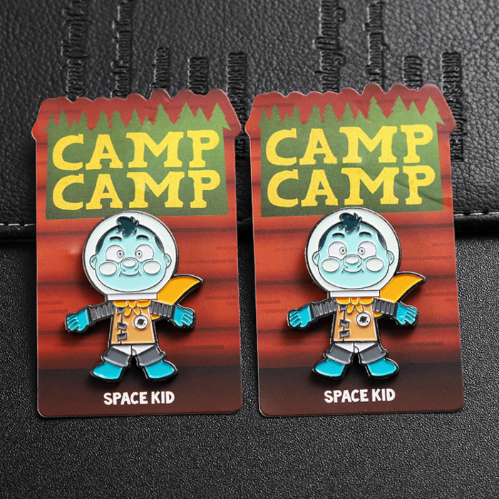 Soft enamel pin
