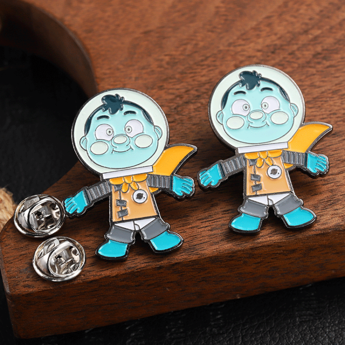 Soft enamel pin