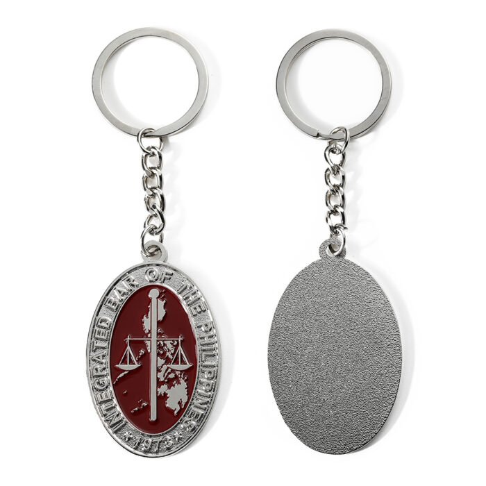 3D silver Keychain