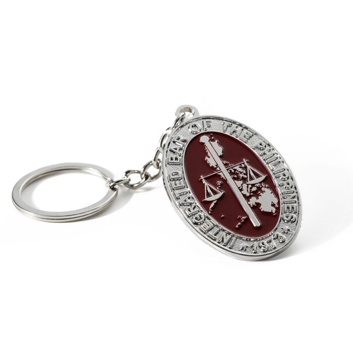 3D silver Keychain