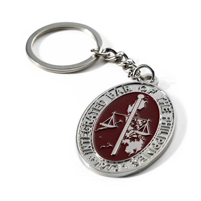 3D silver Keychain