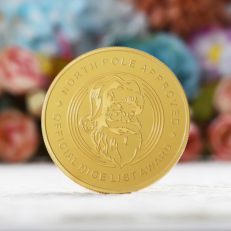 Christmas Santa Coin