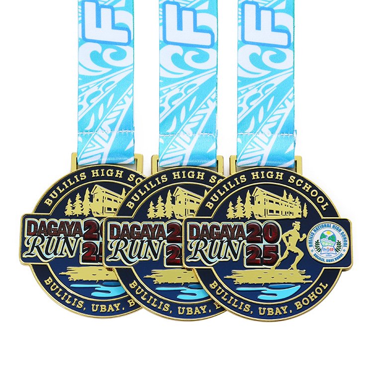 marathon running medal